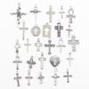 30Pcs Charms Sun Moon Horse Crown Leaf Fish Clover Antique Bronze Silver Color Mixed Pendants Diy Making Findingstibetan Jewelry