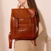 Large Capacity Women's Backpack Neutral Backpack Leather Cowhide Computer Backpack
