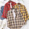 2025 Women's Plaid Shirt Jacket: Stylish Loose Long Sleeve Outerwear for Autumn & Winter