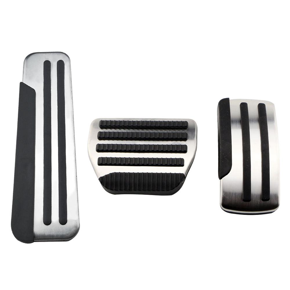 Stainless Steel Car Pedals AT MT Pedal Cover for Nissan X-trail Xtrail T31 2010 - 2013 Qashqai J10 2012 - 2015 Accessories