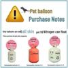 Cartoon Animal Foil Balloon 5-Pack Set