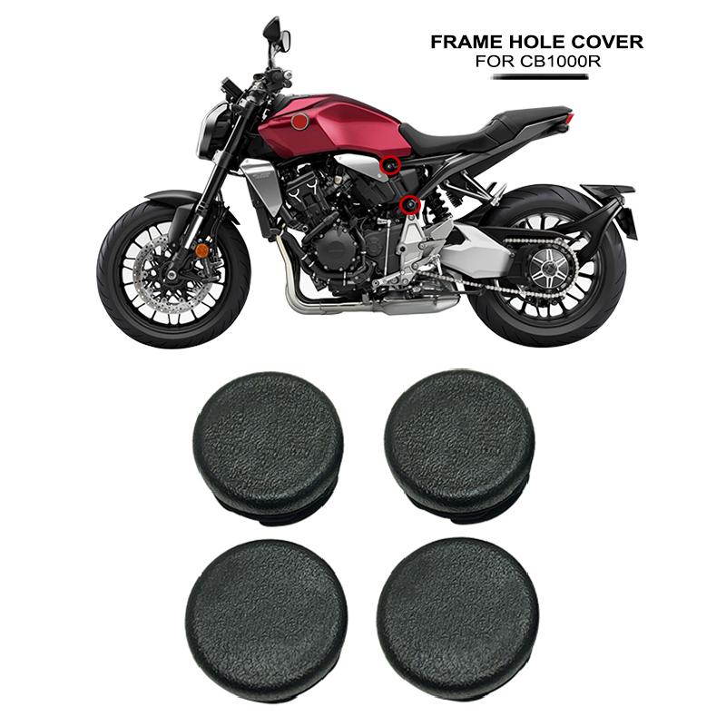 4PCS Motorcycle Frame Hole Cover Caps Plug Frame Cap Set For Honda CB1000R CB 1000R CB1000 R 2018 2019 2020 2021 2022 2023
