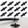 50 Stück Gartenschlauch Wasserverbinder Tropfbewässerungsschlauch Schlauchzubehör T-Stück Widerhaken Kreuzstück Stecker Adapter