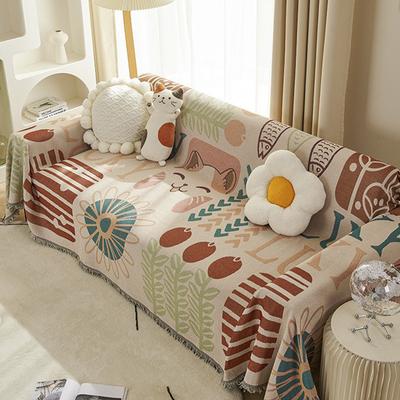 Modern Simple Sofa Towel for All Seasons, Cushion All-inclusive Sofa Cover, Cushion Cover, Chenille Anti-cat Scratch