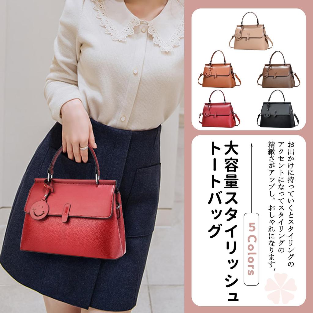 NICOLE & DORIS Women's Flap Shoulder Bag, Crossbody Bag, Perfect for Commuting, with Back Pocket, Anti-Theft Back Pocket, Studs, and Elegant PU