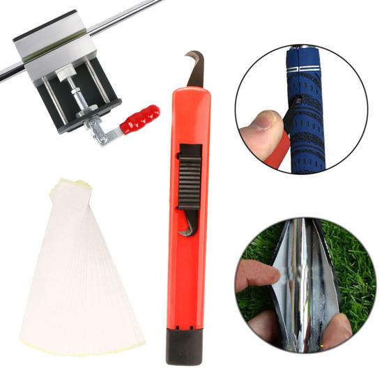 

Golf Club Regrip Vise Tool Golf Club Gripping Station with Hook Shaft Clamp Grip Replacement Tool Golf Workshop Supplies Accessories