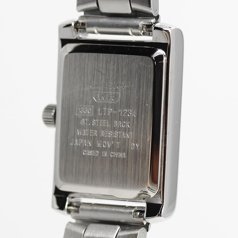 Casio LTP-1234DD-7A Quartz Women's Watch Silver Stainless Steel Case