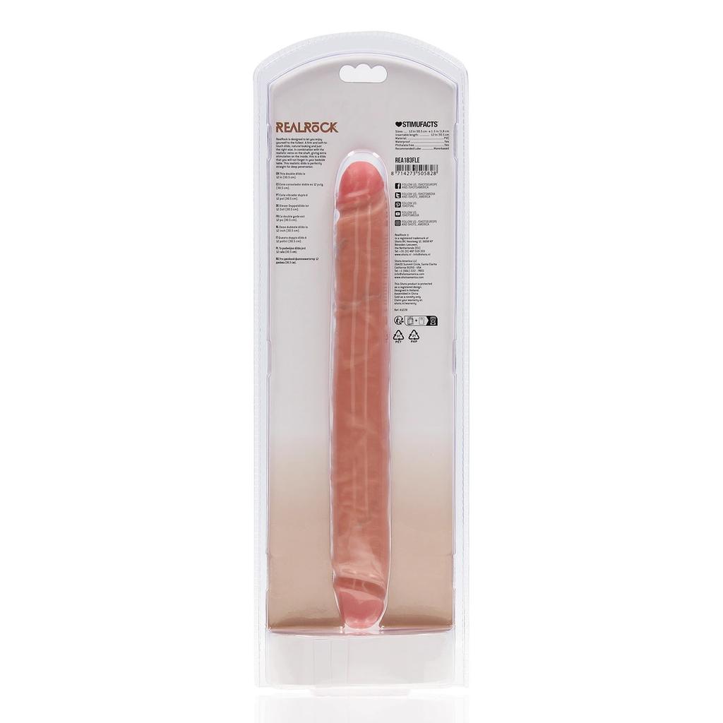 RealRock - Realistic Dildo - Double-sided 35.6 Cm