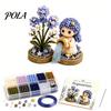 12 Tierkreiszeichen Perlen Bastelset, DIY Perlen Garten Set, 3D Perlen Astrologie Blume Set mit Vorsortierten Perlen Werkzeugen, Perlen Bastelprojekt für Anfänger