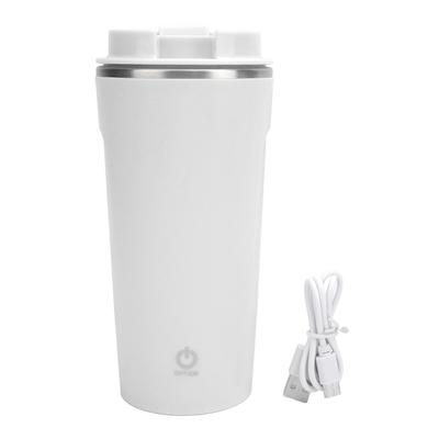 Self Stirring Coffee Mug USB Rechargeable Stainless Steel Auto Self Mixing Cup with Lid for Office
