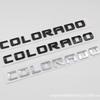 1Pc Colorado Customization Stickers Chevrolet Pickup Truck Decals ABS Rear Cargo Compartment Lettering Stickers.