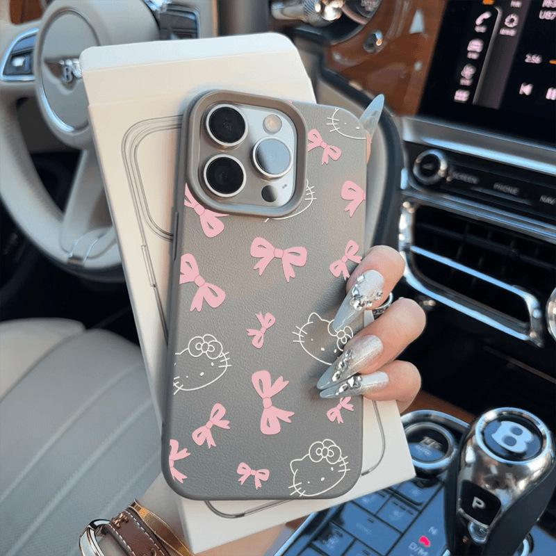 Applicabile a Custodia per Cellulare Apple 16 Iphone15 14 Motivo Litchi 13 Fresca 12 Semplice 11 Creativa X