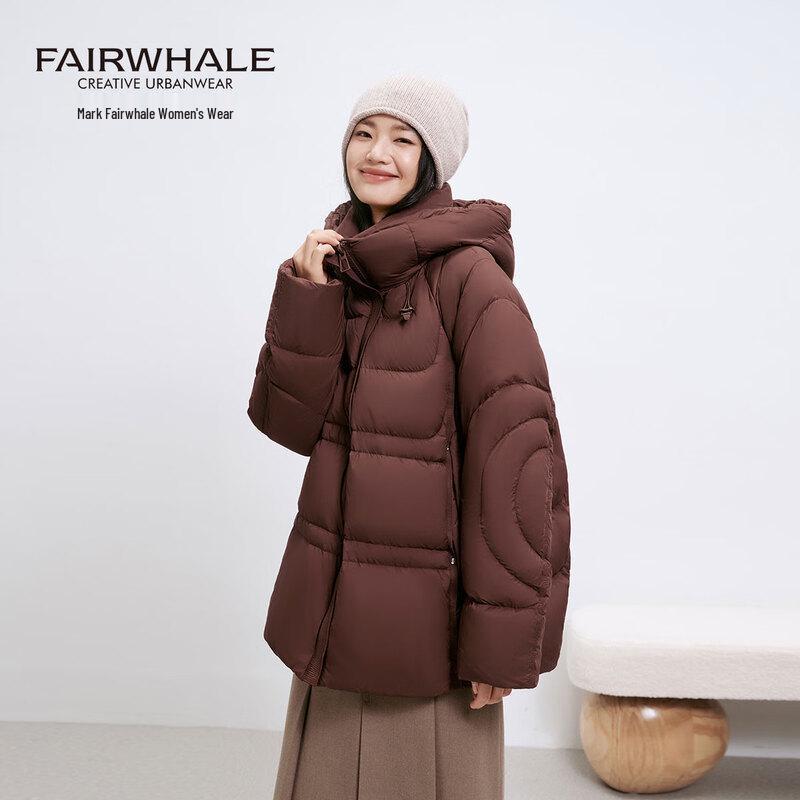 

Женская пуховая куртка Mark Fairwhale оверсайз с капюшоном M