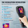 Thermal Imaging Camera, 320 x 240 Pixels Super Resolution with 2MP Visual Camera, 25Hz Refresh Rate Infrared Camera with -4℉~1022℉ Temp, 64G SD Card