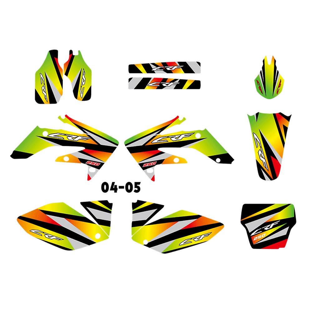 CRF250R CRF250 Off-Road Stickers (2004-2009)