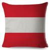 50 Style National Flag Cushion Cover for Sofa Home Children Room Decor Geometric Print Pillowcase Polyester Pillow Case 45x45cm