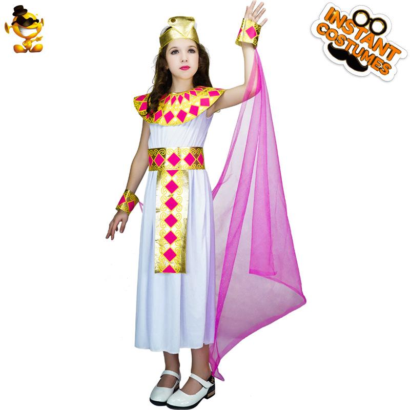 

Halloween Kids Cleopatra Cosplay Party Costume Cosplay Show Costume Halloween Princess l /10-12 years old 140-152cm