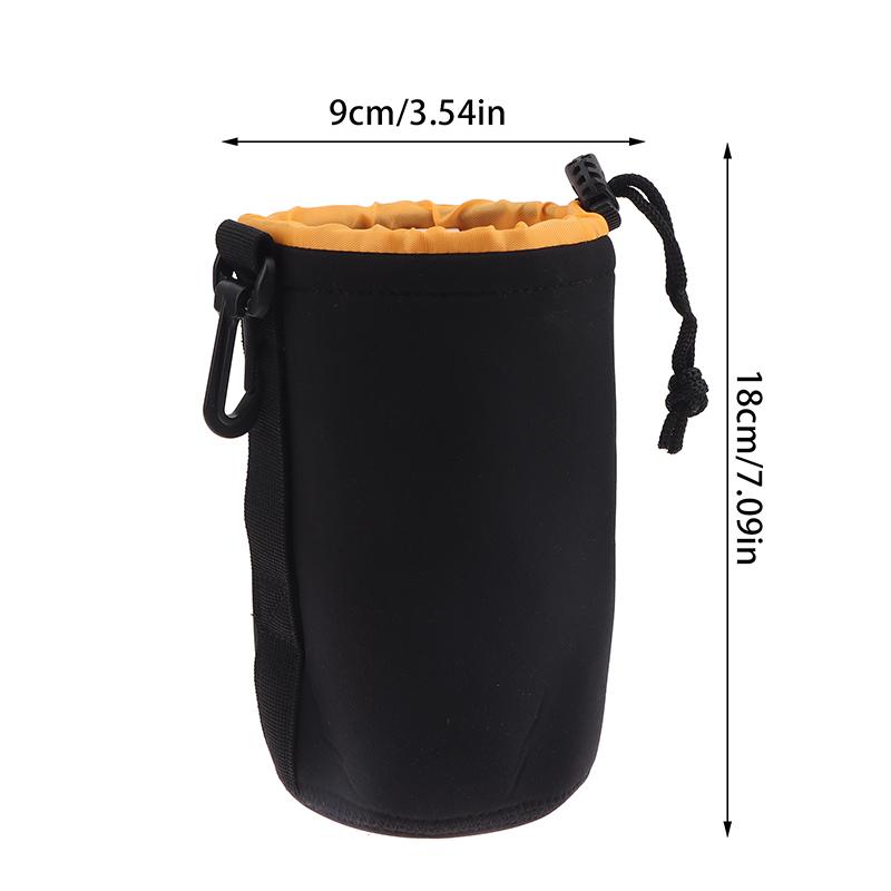 Camera Lens Pouch Bag Neoprene Waterproof Soft Shocproof Video Camera Lens Pouch Bag Case For Most Digital Camera