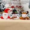 Christmas Curtain Buckle Tieback Cartoon Santa Claus Snowman Blind Cramp Ring Drape Window Decoration Navidad Restaurant
