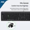 AOC KM160 Wired Keyboard and Mouse Combo with Mouse Pad