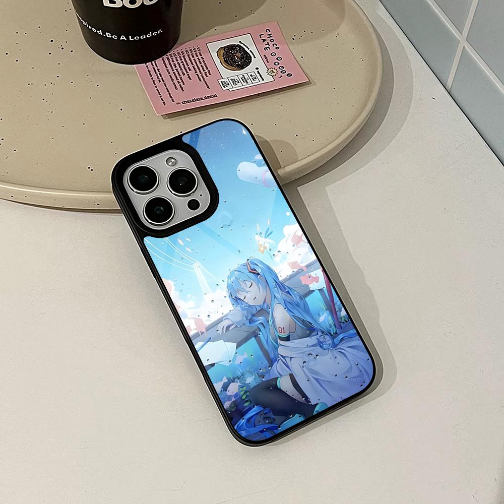 Hatsunes Singer Mikus Phone Case for Iphone 17 16 15 14 Air 13 12 11 Pro Max Mini Plus Fundas Shell PC+TPU Cover
