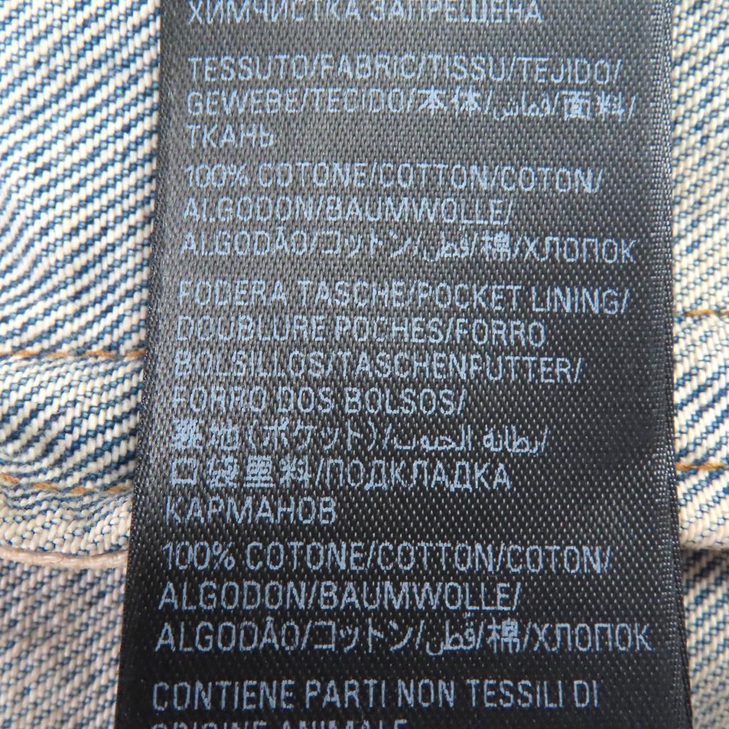 Pristine BALENCIAGA Jacket Hourglass Denim Jacket Cotton 36 773776 Used