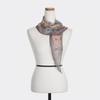 Shop Women S Korean Vintage Floral Diamond Long Neck Scarf Gray Drn wSc260122