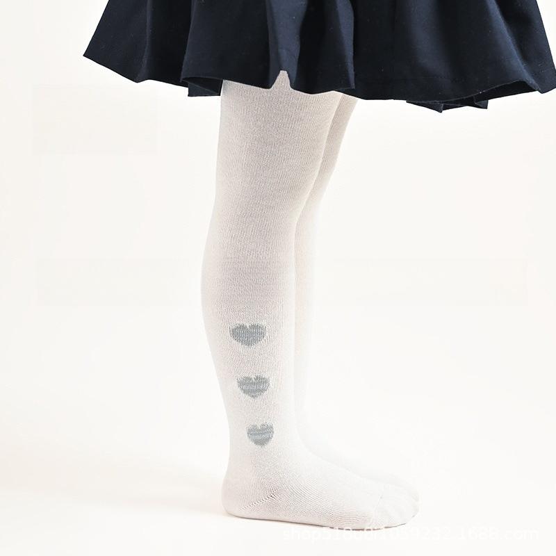 Baby Mädchen Langstrümpfe aus gekämmter Baumwolle, Weiche atmungsaktive Leggings für Säuglinge Kleinkinder, A-Klasse Qualität Lange Socken für den Frühling