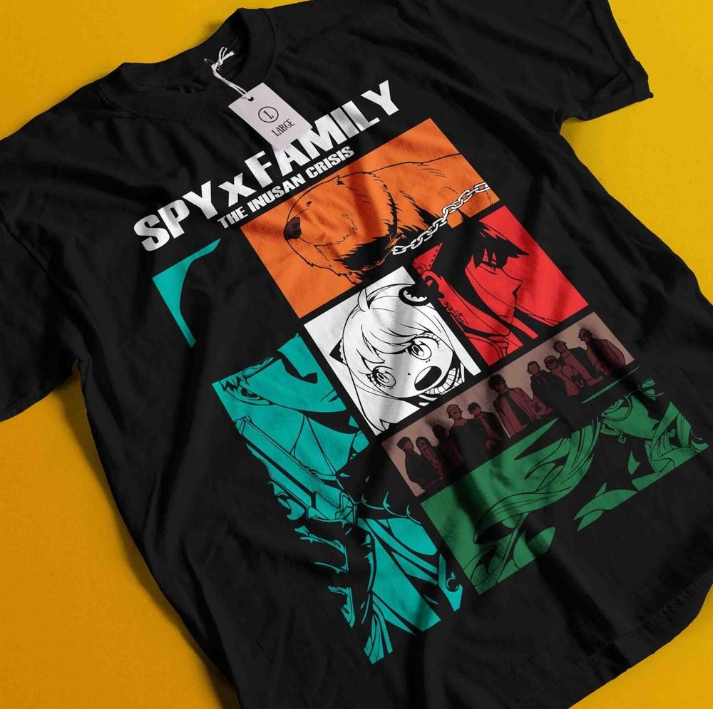 

Футболка Spy X Family Футболка Аня Футболка Лойд Йор Форджер Футболка Бонд Сильвия Футболка Дэмиан 4XL