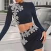 Rhinestone Flower Patches DIY Decorative Patches New Beaded Patches  Clothes Accessories