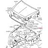 Strisce Sigillanti Flessibili per Cofano Auto Montaggio Diretto Gomma Resistente Agli Intemperie Riduzione Rumore per V93 V97 V98 V95 5902A054