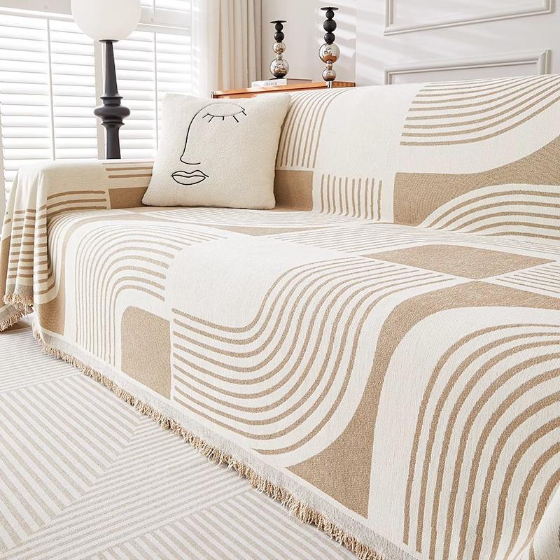 Chenille Sofa Cover Anti-scratch Anti-slip Cushion All-inclusive All-season Universal Sofa Blanket