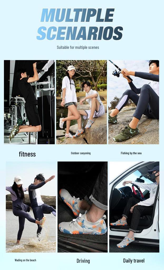 Cross-Border Water Sports Shoes: Wading, Diving, Surfing, Beach, Indoor Fitness, Running, Couple Style