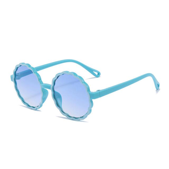 Kinder Niedliche Runde Wellenkanten Sonnenbrille Uv400 Mädchen Jungen Kinder Outdoor Beschattung Street Shot Brille Polarisiert Fahrbrille