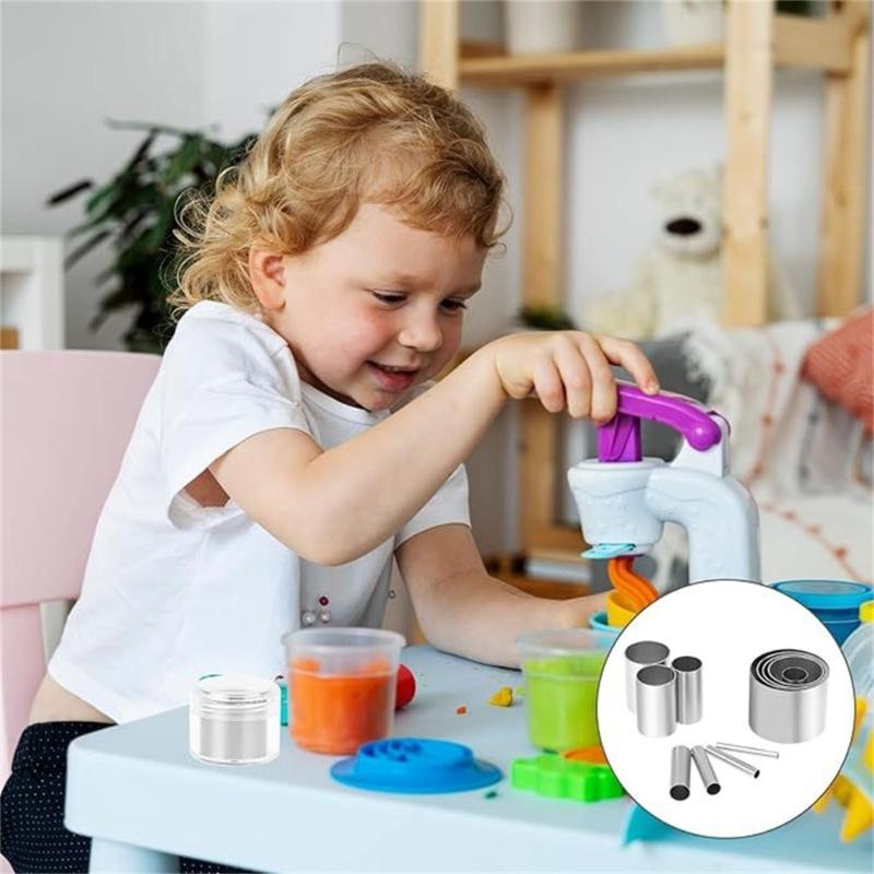 12Pcs Ceramic Dotting Baking Indentation Molds Tool Stainless Steel Pottery Clay Cutter 3mm-32mm Cookie Fondant Cutter