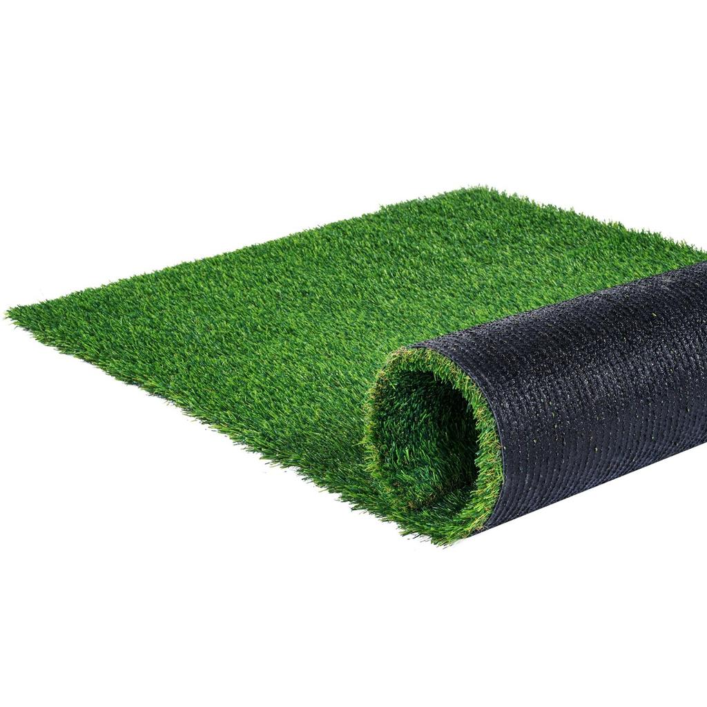 Artifical Grass, 0.9 X 1.5 M Rug Green Turf, 35mm Fake Door Mat Outdoor Patio Lawn Decoration, Easy To Clean with Drainage Holes, Perfect For