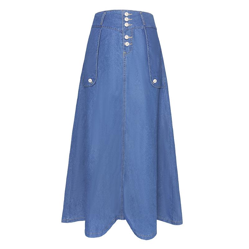 Women's Skirt 2026 Loose Fashionable Over-the-Knee Skirt Casual Long Skirt