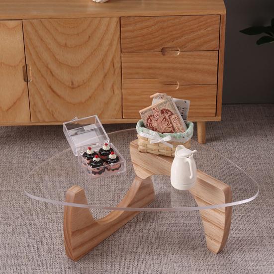 

1:6 Функциональный Реалистичный Маленький Кукольный Домик Журнальный Столик Мебель Модель Игрушечный Игрушечный Домик для Микро Ландшафта