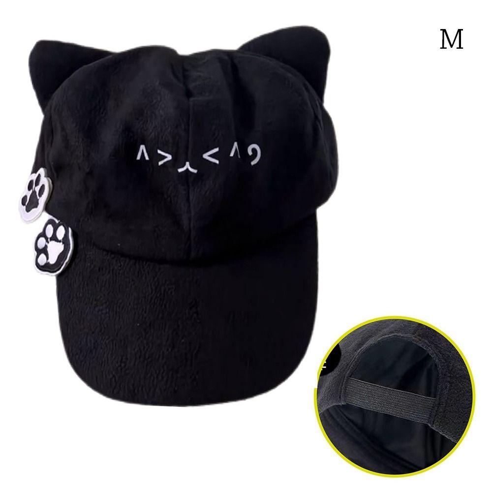 

Cute Newsboy Hats Lolita JK Kawaii Kitten Hats Fashion Baseball Cap for Women Girls M