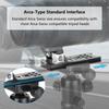 Aluminum Alloy Quick Release Plate For DSLR Camera Long Lens With Secure Locking Mechanism And Enhances Stability