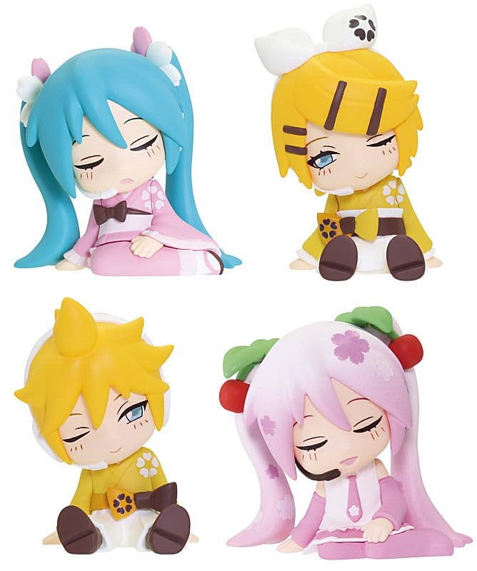Shoulder Zun Fig. Hatsune Miku Part 3 [Set of 4 (Complete)] Gacha Capsule Toy