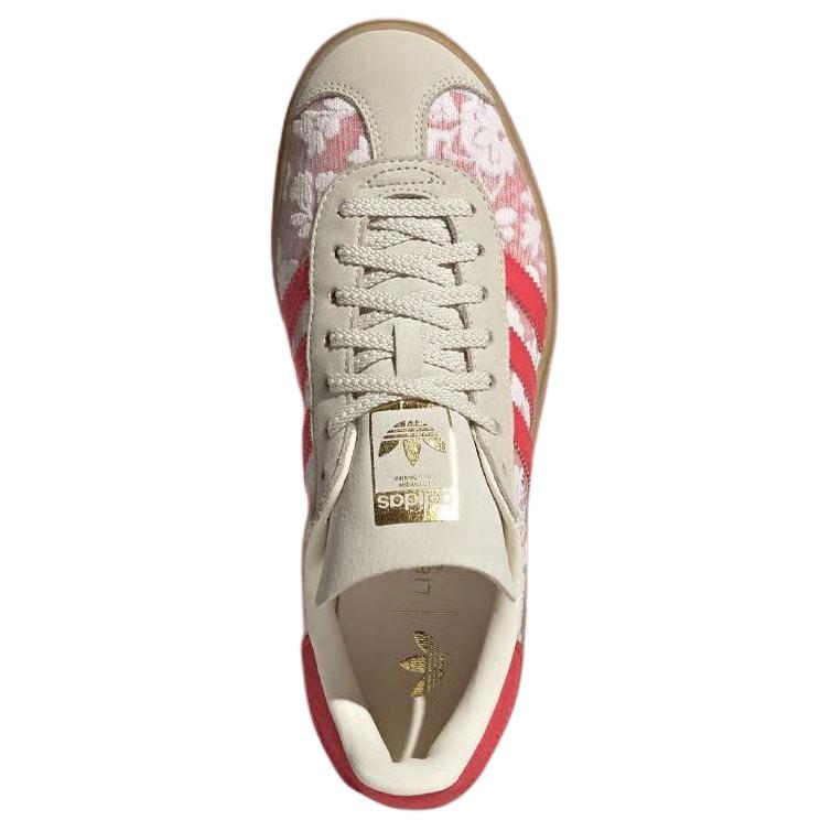 Liberty London X Adidas  Gazelle Bold Kazusa Pattern Women Sneakers Cream Cloud-White Cream-White JR8885