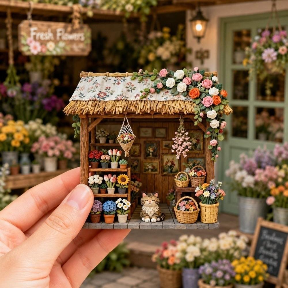 Shop Shape Home Decoration House Magnetic Sticker Blessing Gift Refrigerator Magnet  Gift