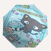 Chococat,Sanrio Automatic Folding Umbrella Simple 8 Rib Design, Bright Cartoon Pattern, Durable Iron Frame, Suitable For Travel, Outdoor, Be