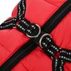 Dog Clothes Harness Winter Jacket Adjustable For Small Medium Dogs Cats Windproof Vest Waterproof Clothing Puppy Pet Jumpsuit