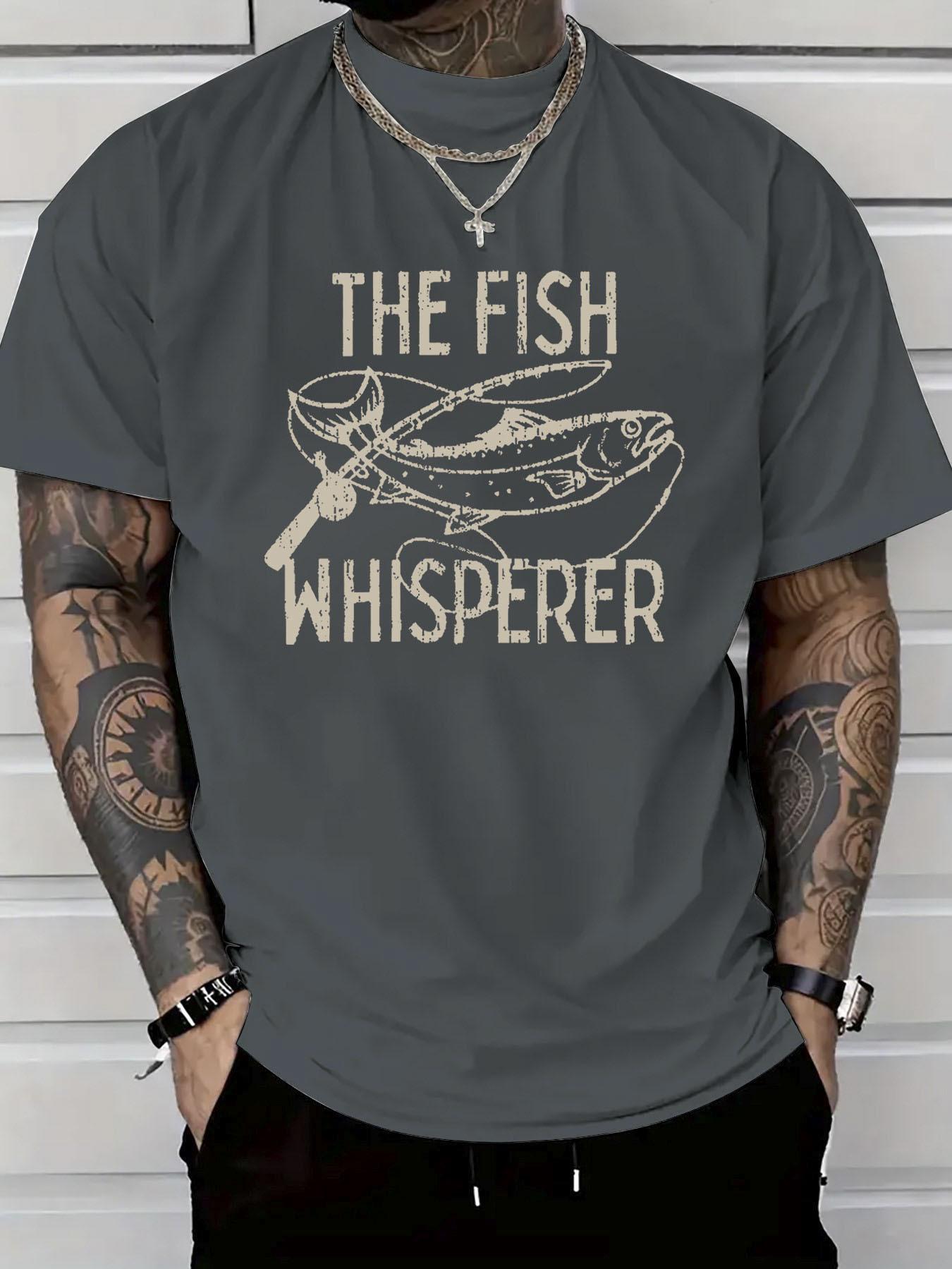 

Fishing Graphic Print Men s Luxury Cotton Short Sleeved T-shirt Summer Unisex Men s and Women s Street Fashion Clothing 4XL