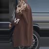 Women Long White Hooded Parka Jacket, Thick Warm Elegant Casual Coat, Spring New Trendy Ladies Outerwear