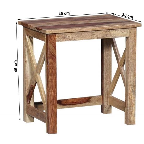 Set of 3 Sheesham Wooden Birdhouses for Living Room, Stools for Decor , Wooden Birdhouses,