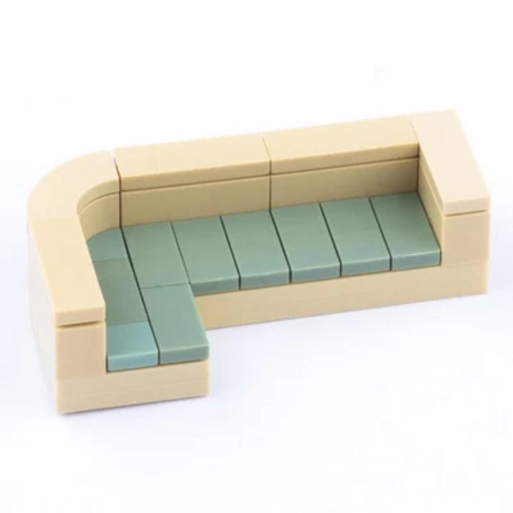 MOC City Scene Building Block Furniture TV Refrigerator Washing Machine Game Console Bed Sofa Vacuum Cleaner Mini Toy Brick K028