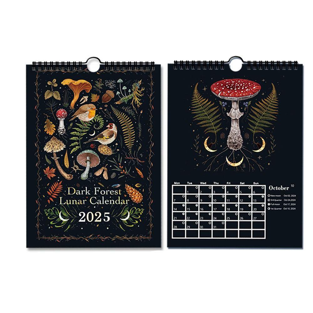 Original Illustrations Cartoon Cat Calendar Medieval Hanging Wall Calendary  Family Office Supplies